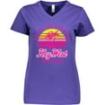 thumbnail image 3 of Inktastic Enjoy the Sunshine Key West Summer Paradise Women's V-Neck T-Shirt, 3 of 5