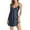 hwj# Navy52, variant on Women'S Nightdress Stain Skill V-Neck Sleeveless Spaghetti Strap Dressing Gown Solid Color Short Sleepwear Night Dress Short Negligees Chemise,Khaki,L