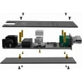 thumbnail image 6 of ZK-502T Power Amp Bluetooth 5.0 Audio Amplifiers Board 2.0 Channel 50W+50W AUX BT DC12-24V Mini Stereo Amplifier Module with Treble and Bass for DIY Home Speakers, 6 of 12