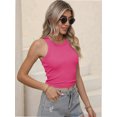 thumbnail image 5 of Ribbed Tank Tops for Women, Slim Knit Basic Summer Tops for Women Going Out Tops, 5 of 5