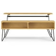 thumbnail image 6 of Simpli Home Hunter Rectangle Wood Coffee Table with Lift Top in Oak Brown, 6 of 14