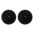 thumbnail image 1 of Tenis Balones de Calabaza de Material Caucho Natural Ecológico de Punto Diámetro de 15 Pulgadas Color Negro Cola Pelotas de squash de un solo punto amarillo, 1 of 8