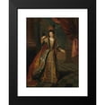 thumbnail image 2 of Pierre Gobert 19x24 Black Modern Framed Museum Art Print Titled - Presumed Portrait of Mademoiselle De Nantes (Louise-Francoise De Bourbon, 1673-1743), in Ball Costume (1690), 2 of 5