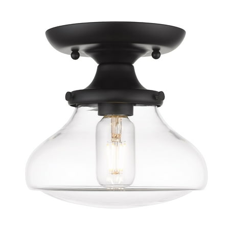 

Golden Lighting 3419-Sf Nash 8 Wide Semi-Flush Ceiling Fixture - Black