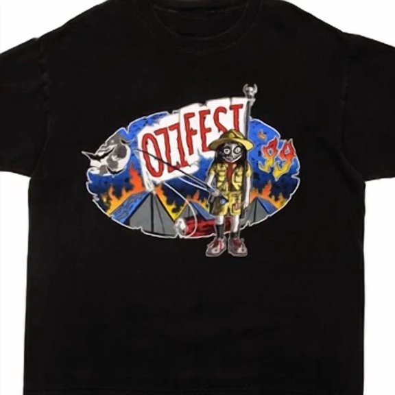 RARE Ozzfest Concert 1999 T-Shirt Short Sleeve All Size S-5XL