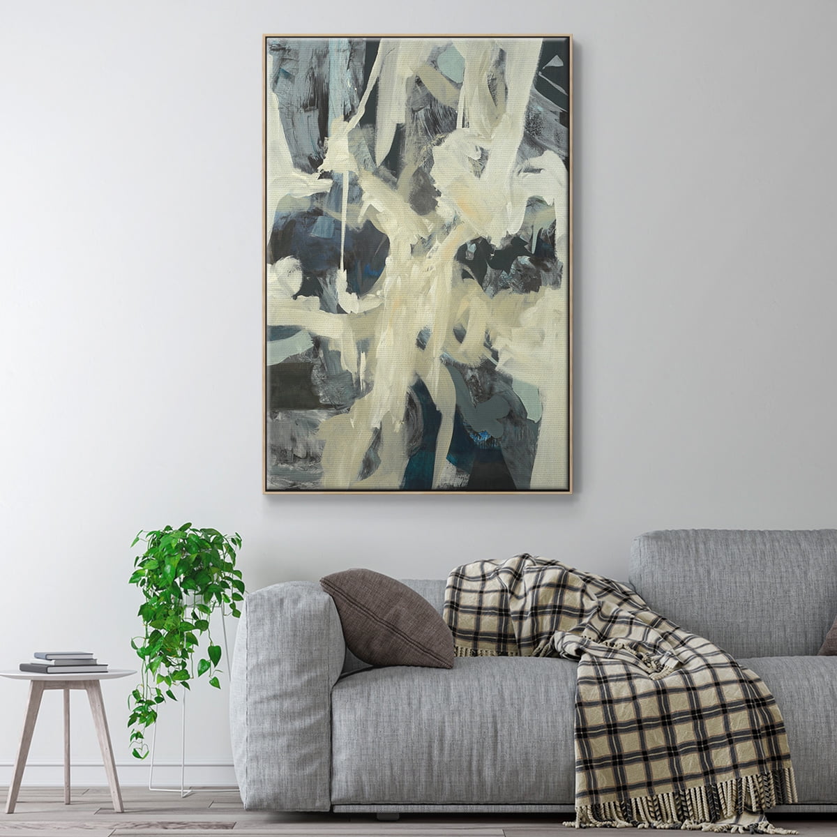 Bearers Framed Premium Gallery Wrapped Canvas - Ready to Hang - 25 x 37 - Natural Wood Floating Frame