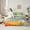 Yellow Green, variant on Feelyou White Pelicans Bedding Comforter Set 7pcs, Beach Ocean Animal Queen Bedding Sets