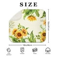 thumbnail image 4 of Microfibre Drying Mat for Kitchen Sunflower Colorful Floral Dish Drying Drainer Mat Absorbent Drying Mat Washing Up for Glass, Plate & Cup 16inch X 18inch, 4 of 7