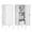 White, variant on 39"H Lockable Metal Locker Cabinet with Adjustable Shelf & Ventilation for Gym Office Home Garage