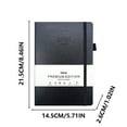 thumbnail image 3 of Blueek 2026 Weekly & Monthly Hardcover Planner 8.4" x 5.7" - 12 Month Ideal Scheduling and Goal Tracking Notebook, Black, 3 of 7