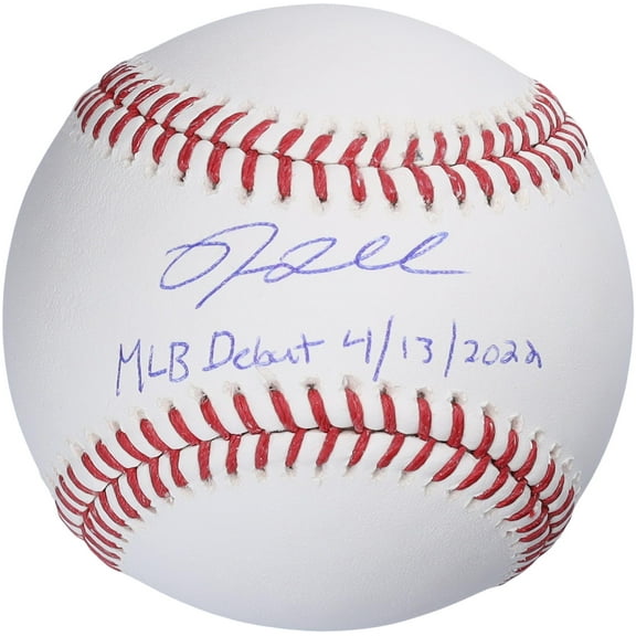 Nick Lodolo Cincinnati Reds Autographed Baseball with "MLB Debut 4/13/2022" Inscription - Fanatics Authentic Certified
