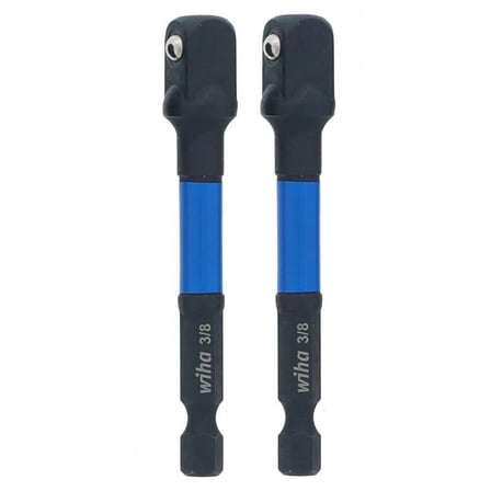 Wiha 3/8 Inch Square Drive Impact Adapter, 2 Pieces
