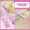 thumbnail image 3 of FOMIYES 5Pcs Steel Comb for Wig Detangling Comfortable Design Ideal for Daily Use, 3 of 8