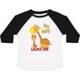 thumbnail image 3 of Inktastic My Mimi Loves Me Giraffe Boys or Girls Toddler T-Shirt, 3 of 5