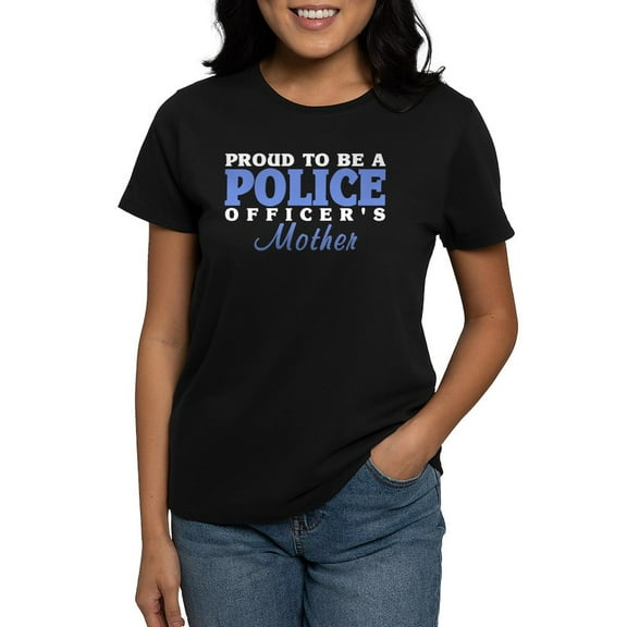 CafePress - Officer's Mother T Shirt - Women's Traditional Fit Dark T-Shirt