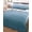 Blue, variant on Quilt King Size Bedding Set, Blue Coastal Wave Reversible Summer Quilt 3 Pieces, Summer Ocean Nautical Beach Ombre Lightweight Bedspreads Coverlets with 2 Pillow Shams for All Seasons