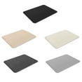 thumbnail image 3 of Becaristey 120*90cm Tapis Antidérapant pour Chaise Anti-Rayures Coussin pour Chaise Pivotante Réutilisable en Polyester Tapis de Protection de Sol pour Maison Bureau Blanc, 3 of 6