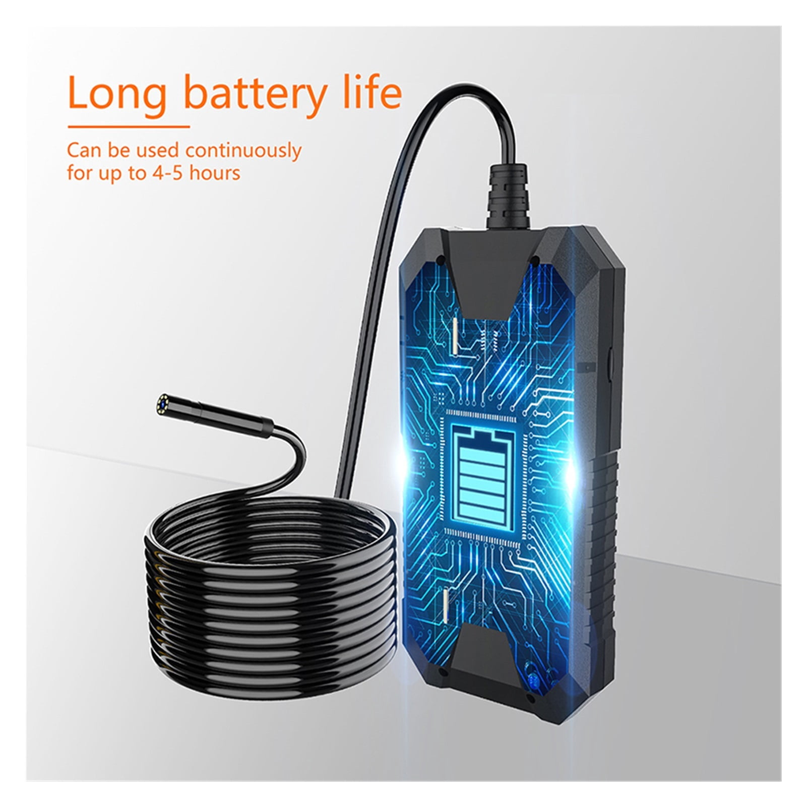P70 8mm Single & Dual Lens Industrial Endoscope 1080P HD 4.5 " LCD Digital Inspection Camera WIth Hard Wire For Car Engine ,Various Applicable