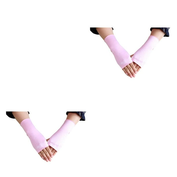 Soidarity Manoplas de refrigeración Cubierta de mano antideslizante Ropa de verano Manopla de protección solar Rosa Type2 NO2