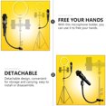 thumbnail image 4 of EeaseCA 2Pcs Creative C-type Clips Microphone Racks Universal Hose Shelves (Black), 4 of 7