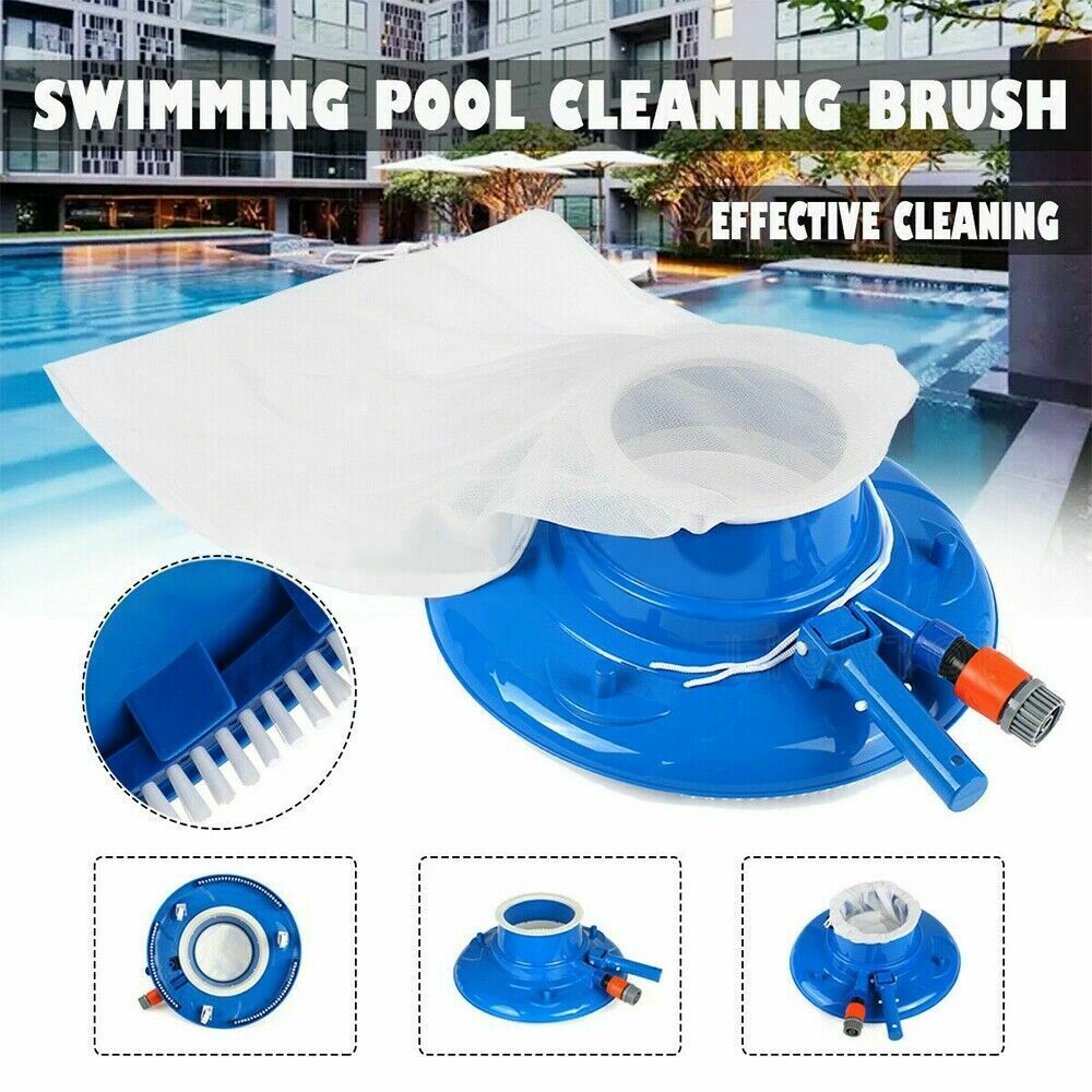 Pool Leaf Vacuum, 15” Large Pool Leaf Sucker with Brush, Include