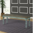 thumbnail image 4 of Roundhill Furniture Prato Upholstered Bench, Brown, 4 of 8