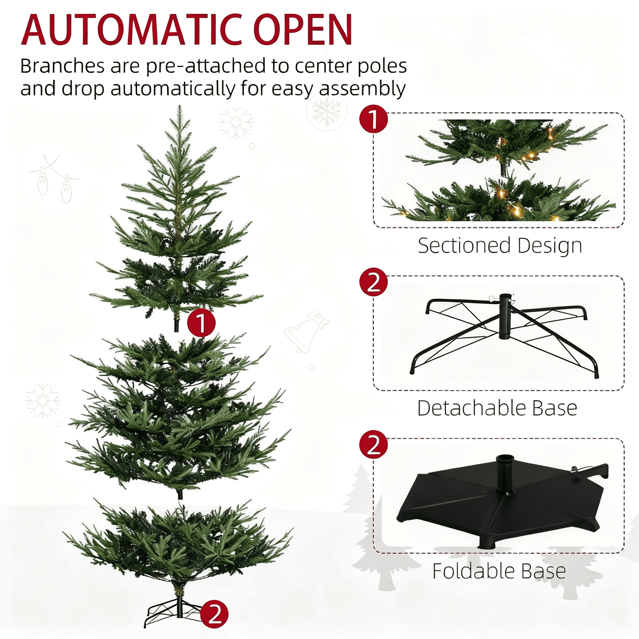 7.5 ft Christmas Trees