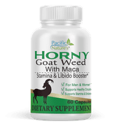 Pacific Nature's Horny Goat Weed 1,000 mg Stamina and Libido Complex Plus Maca 600 mg 60ct