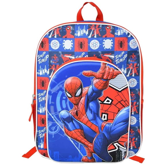 Marvel Spider-Man 16" School Backpack with 1 Front Pocket for Boys