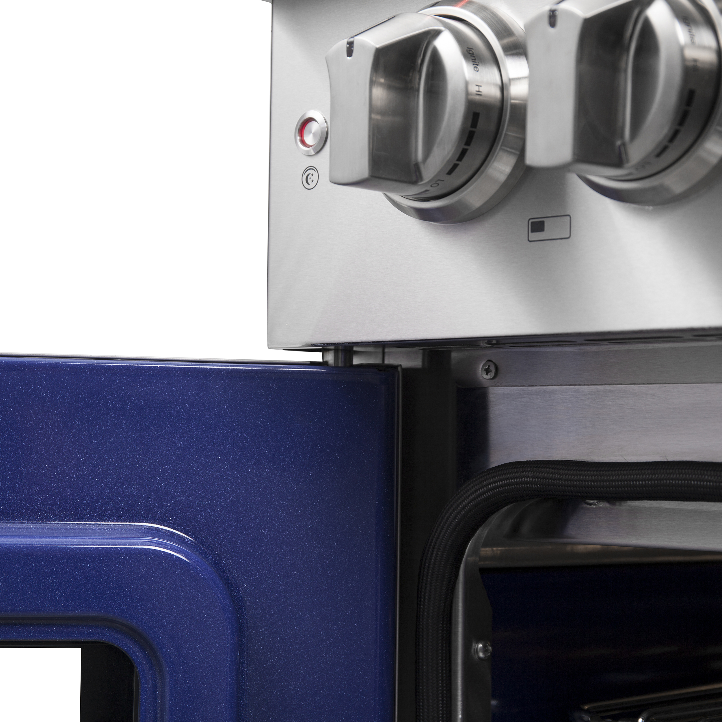 Forno Capriasca 36-Inch Freestanding French Door Dual Fuel Range, 6 Burners, True Convection Oven