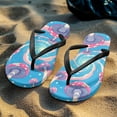 thumbnail image 7 of Wismoutput Beach Pool Flip Flops for Women Non-Slip Summer Sandals Mushrooms House Sandals Lightweight Soft Walking Slides Sandals Quick Drying Bathroom Shoes Black Size 7.5, 7 of 7