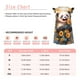 thumbnail image 3 of Balery Elegant Cute Panda Sunflower Camisón de princesa para niñas, pijama de algodón con mangas abullonadas, suave y bonito.-Medium, 3 of 6