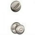 thumbnail image 2 of Schlage F59 GEO 619 Georgian Interior Knob with Deadbolt, Satin Nickel (Interior Half Only), 2 of 2