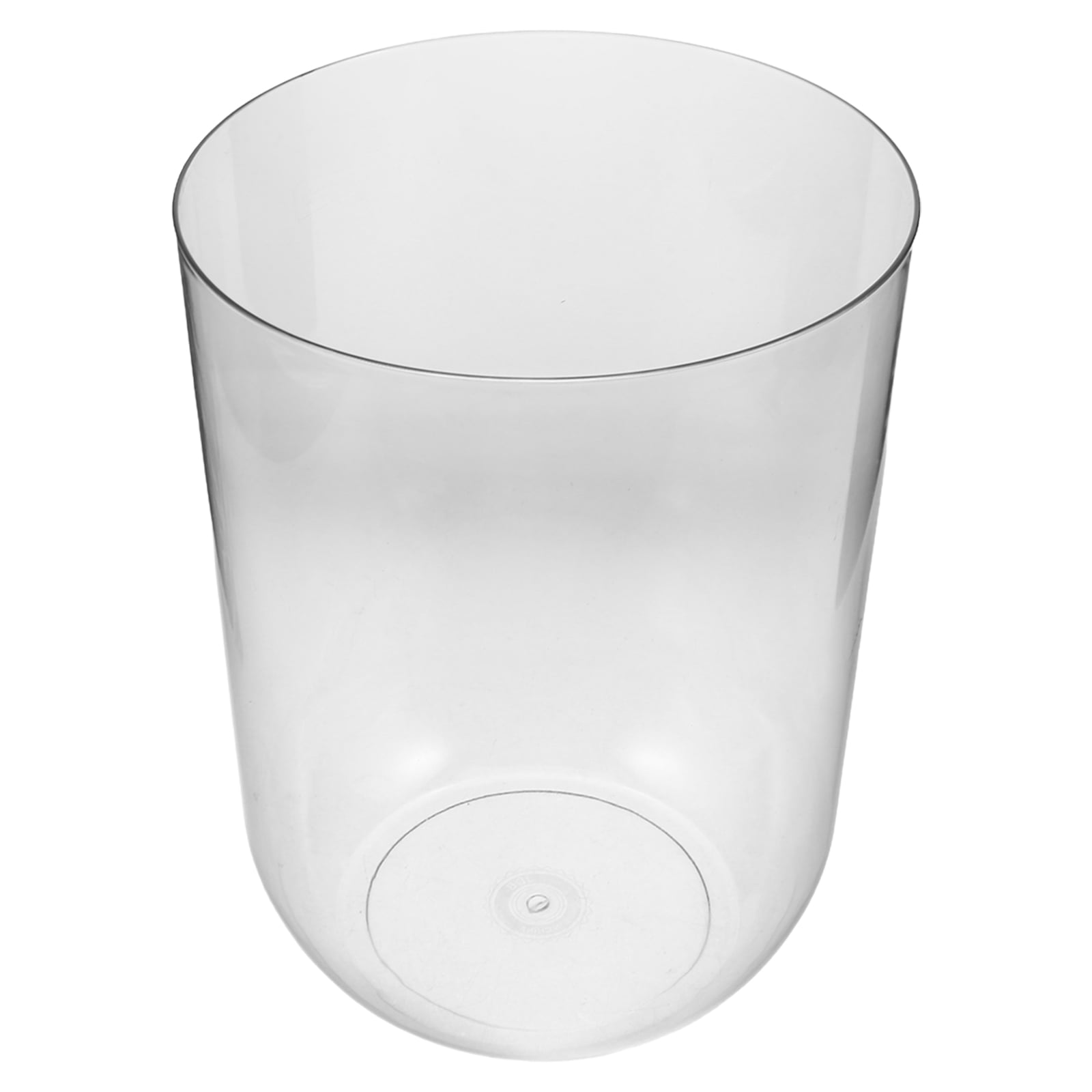 TABLZONE Clear Cylindrical Turtle Aquarium Tank Small Plastic Fish Bowl Desktop Betta Fish Starter Kit
