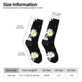 thumbnail image 2 of Balery Daisies Flowers Calcetas Largas con Estampado para Hombre y Mujer – Suaves y Transpirables, Talla Única (US 5-11), 2 of 6