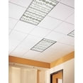 thumbnail image 2 of Fluorescent Light Covers for Ceiling Lights 4 Pack, Sage Green Botanical Magnetic Classroom Light Covers 4x2 Feet, Summer Botanical Leaf Vertical Stripes Fluorescent Ceiling Filters for Office, 2 of 7