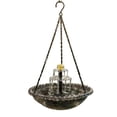 thumbnail image 6 of Solar Powered Hummingbird Feeder Fountain Outdoor, 2-in-1 Hummingbird Bath Fountain and Feeder, Hanging Birdbath Bowl for Garden Backyard Patio,Blue, 6 of 7