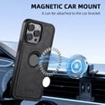 thumbnail image 2 of TECH CIRCLE Practical Case for iPhone 12 Pro & iPhone 12 (6.1") 2020 Phone - PU Leather Protective Lightweight Case with Removable Magnetic Wallet /Stand /Work with MagSafe Device Fearures, Black, 2 of 8