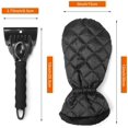thumbnail image 2 of Ice Scraper Glove, Ice Scraper Brush Suitable For Car Window, Car Snow Brush Removal With Ice Scraper And Foam Handle, 2 of 7