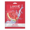 thumbnail image 1 of Lakme Blush & Glow Watermelon Sheet Mask,25ml Each (Pack of 3), 1 of 2
