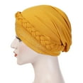 thumbnail image 2 of Yoyauz women's hijab beaded pre-tied kink woven turban turban turban cancer chemotherapy beanie tiara hijab hat, 2 of 4