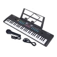 thumbnail image 2 of Teclado Piano Teclado electrónico digital con micrófono Teclado de música digital multifuncional para principiantes de, 2 of 9