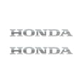 thumbnail image 5 of IPG Compatible with Honda Logo Letter 6" Vinyl Decal Sticker (2 Units) Carbon Fiber Cover Wrap Skin Do it Yourself Stickers Set Personalize Your Vehicle (Silver Chrome), 5 of 6