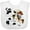 AA-White, variant on Inktastic I'm Two-cowboy riding horse birthday Boys Baby Bib