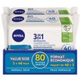 thumbnail image 1 of NIVEA 3-in-1 Biodegradable Normal Skin Cleansing Wipes, 1 of 9
