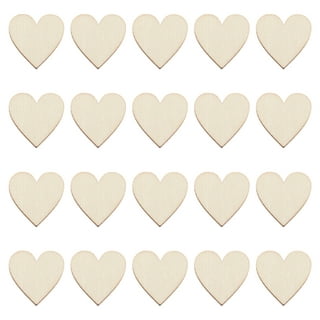 HADDIY Small Wood Hearts for Crafts,175 Pcs Different Size