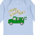 thumbnail image 4 of Inktastic Hoppy St. Patrick's Day Green Bunny Truck Boys or Girls Long Sleeve Baby Bodysuit, 4 of 5