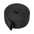 thumbnail image 1 of Unique Bargains 1.2" Dia 10FT Nylon Protective Hose Sleeve, Cable Cover Protection, Black, 1 of 4