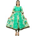 thumbnail image 2 of Bimba Designer Cotton Dress Long Flaired Kurti Party Wear Kurta Blouse, 2 of 7