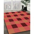thumbnail image 2 of Ahgly Company Indoor Square Patterned Chilli Pepper Red Area Rugs, 7' Square, 2 of 6